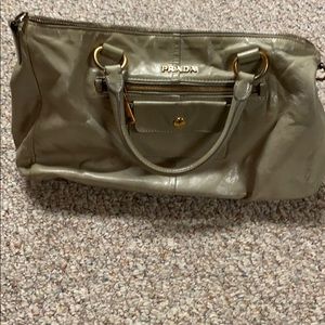 Prada all-leather handbag